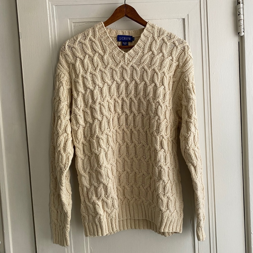 J. Crew Cable Knit Sweater